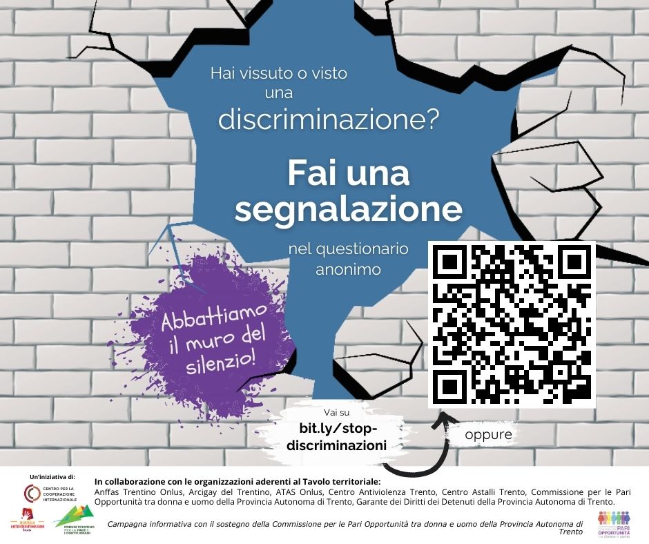 Monitoraggio discriminazioni Trentino