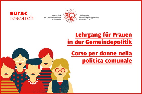 Lehrgang Politik Titelgrafik dt-it Donne pronte per la campagna elettorale in Alto Adige